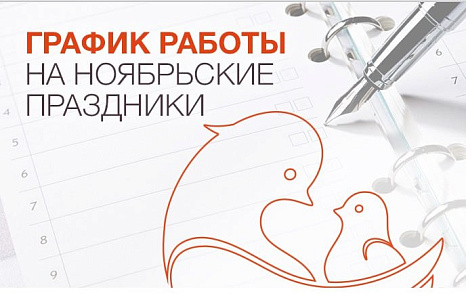 График работы клиники «Мать и дитя» Новокузнецк в праздничные дни ноября
